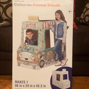 Creatology Color Cocoa Truck Cardboard Playhouse